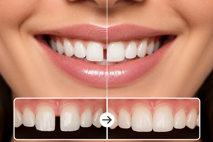 Gap (Diastema) Closure